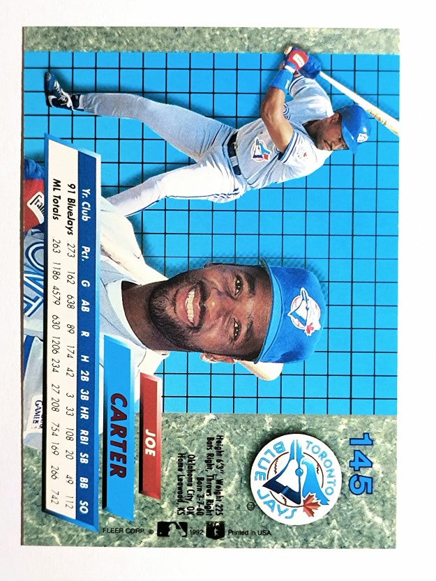 1992 Ultra #145 Joe Carter