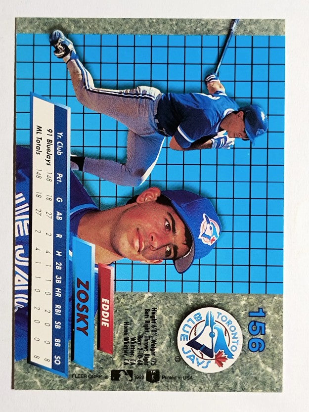 1992 Ultra #156 Eddie Zosky