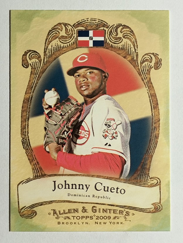 2009 Topps Allen and Ginter National Pride #NP6 Johnny Cueto
