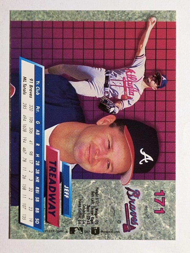 1992 Ultra #171 Jeff Treadway