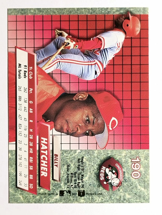 1992 Ultra #190 Billy Hatcher