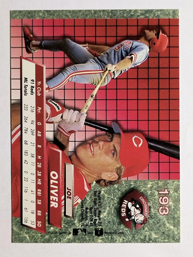 1992 Ultra #193 Joe Oliver