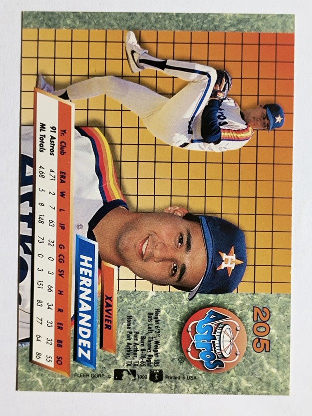 1992 Ultra #205 Xavier Hernandez