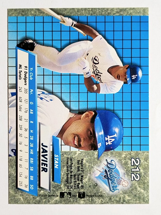 1992 Ultra #212 Stan Javier