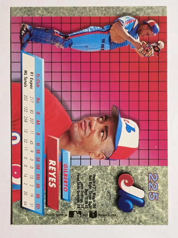 1992 Ultra #225 Gilberto Reyes