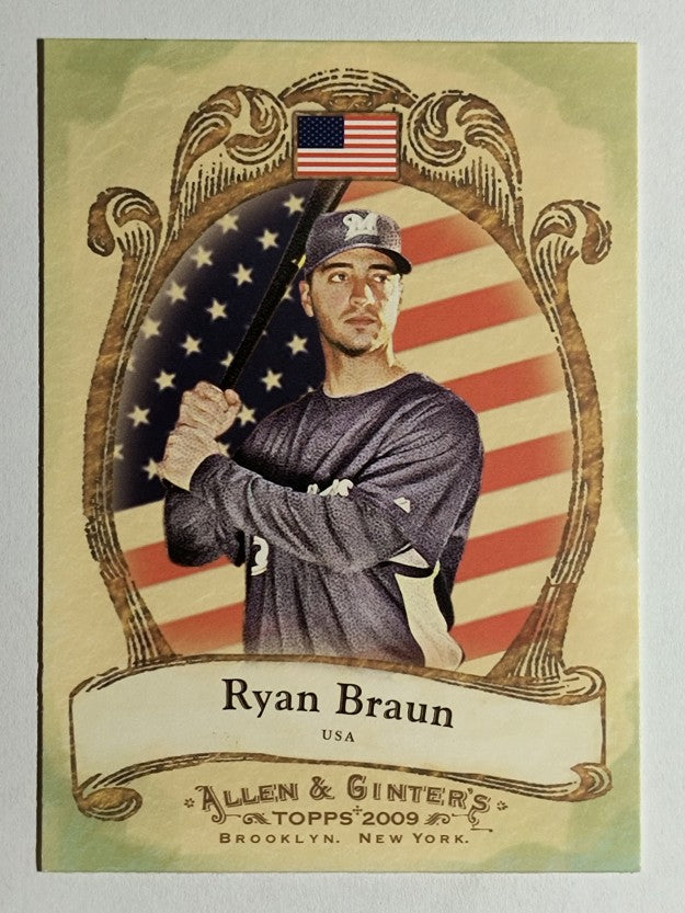2009 Topps Allen and Ginter National Pride #NP62 Ryan Braun