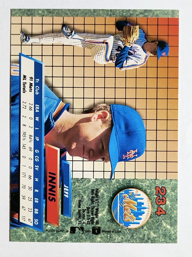 1992 Ultra #234 Jeff Innis