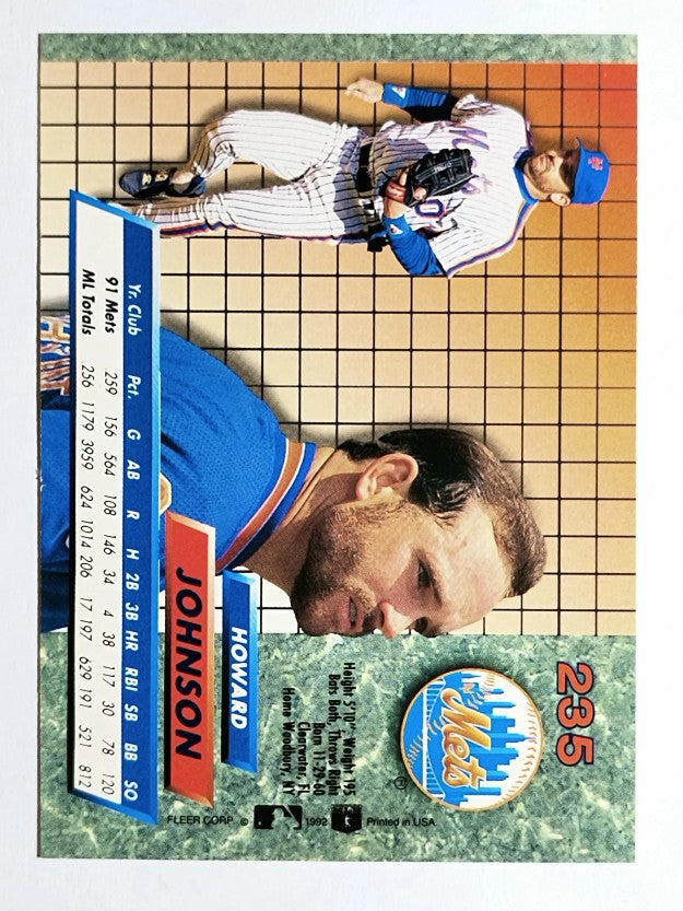 1992 Ultra #235 Howard Johnson