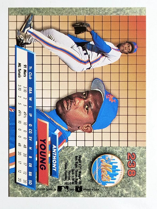 1992 Ultra #238 Anthony Young