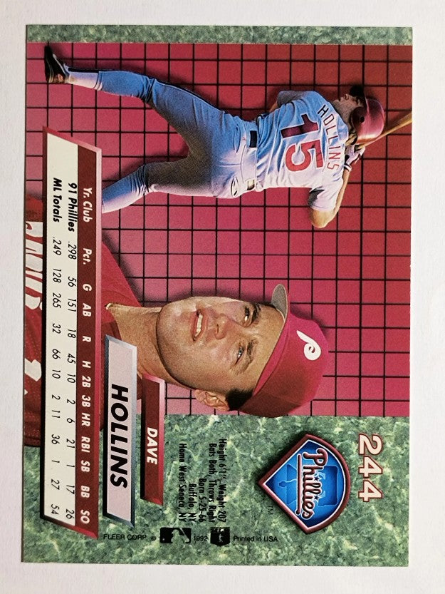 1992 Ultra #244 Dave Hollins