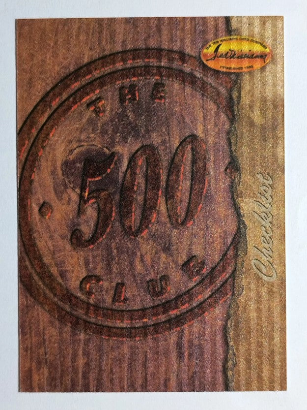 1994 Ted Williams 500 Club #9 Checklist
