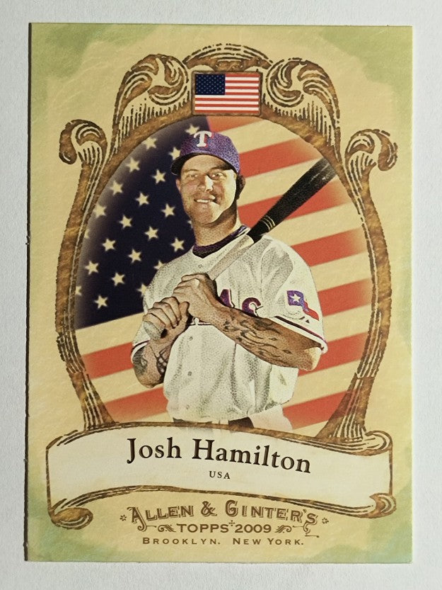 2009 Topps Allen and Ginter National Pride #NP71 Josh Hamilton