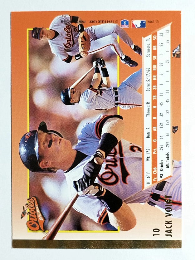 1994 Ultra #10 Jack Voigt