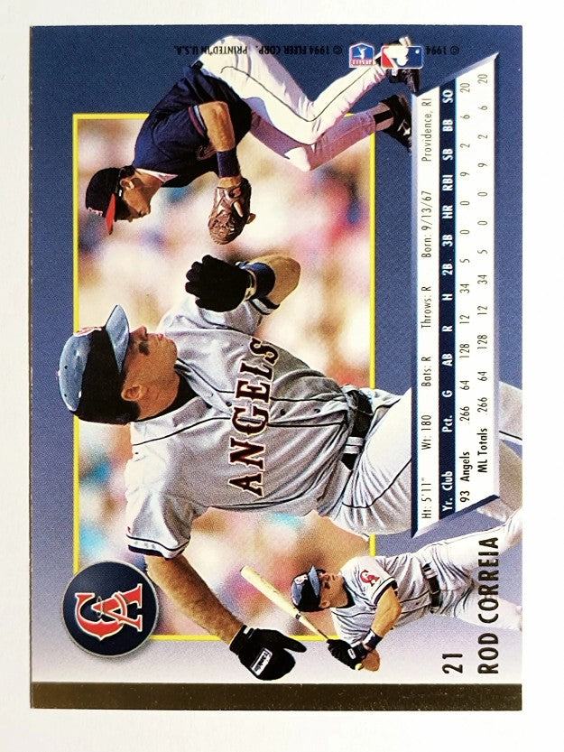1994 Ultra #21 Rod Correia