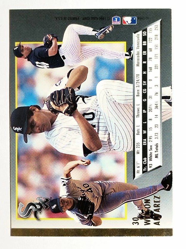 1994 Ultra #30 Wilson Alvarez