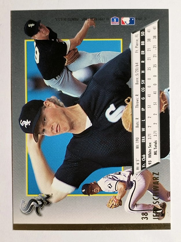 1994 Ultra #38 Jeff Schwarz