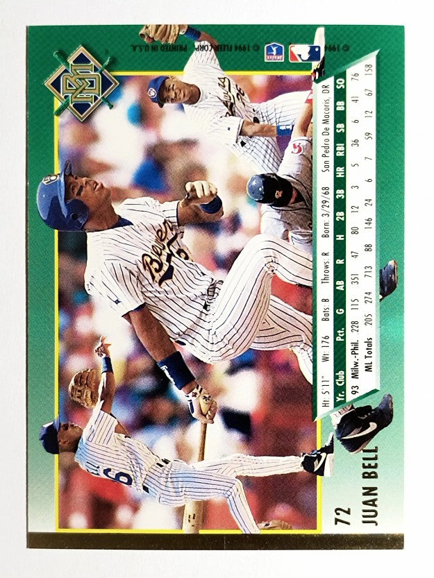 1994 Ultra #72 Juan Bell