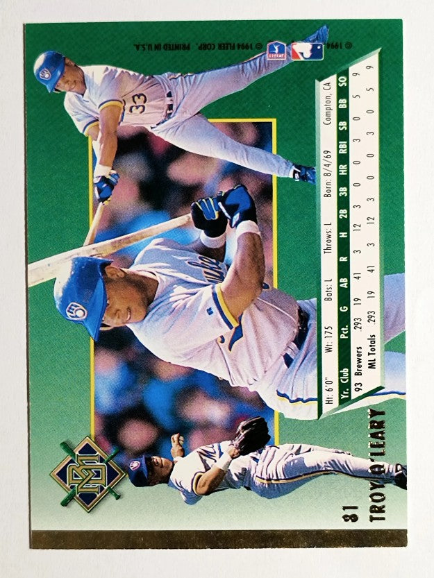 1994 Ultra #81 Troy O'Leary