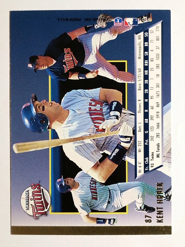 1994 Ultra #87 Kent Hrbek