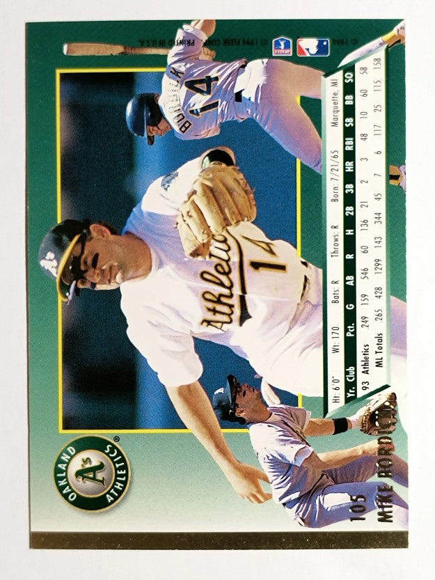 1994 Ultra #105 Mike Bordick