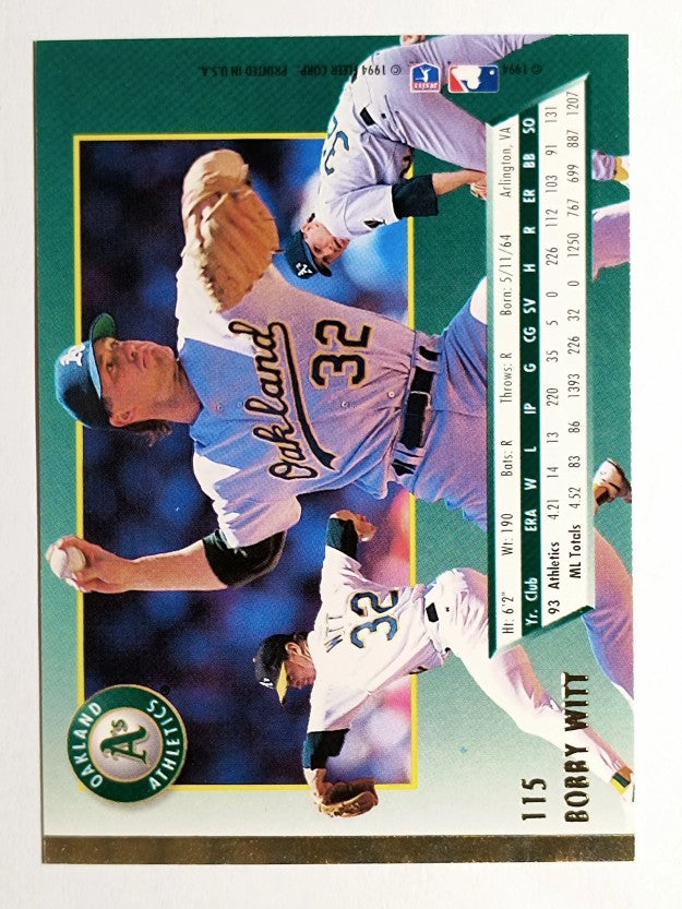 1994 Ultra #115 Bobby Witt