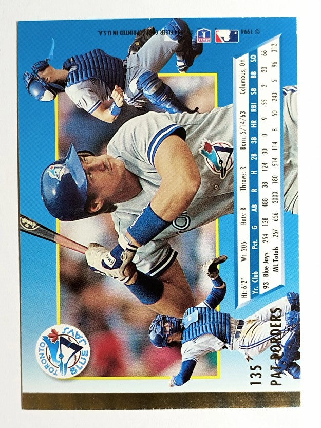 1994 Ultra #135 Pat Borders