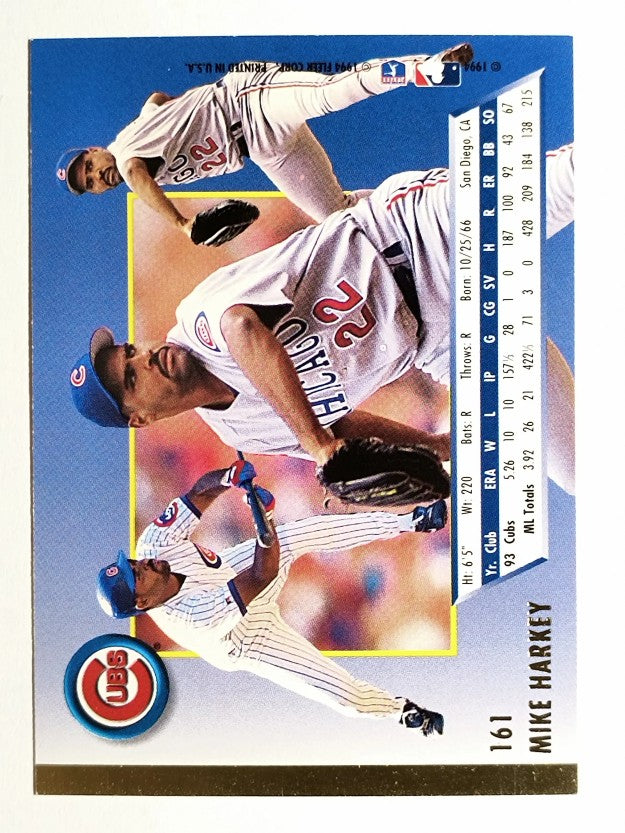 1994 Ultra #161 Mike Harkey