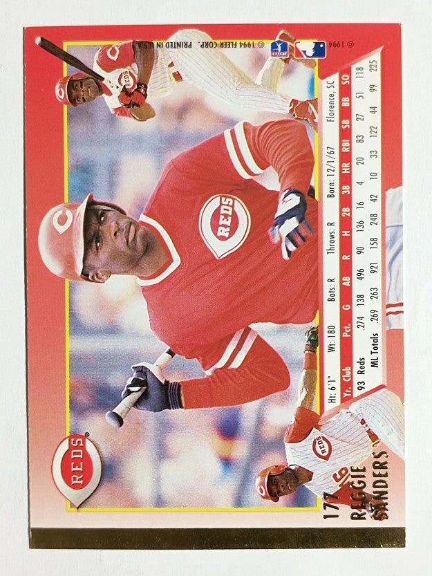 1994 Ultra #177 Reggie Sanders