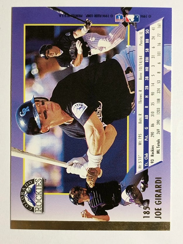 1994 Ultra #185 Joe Girardi