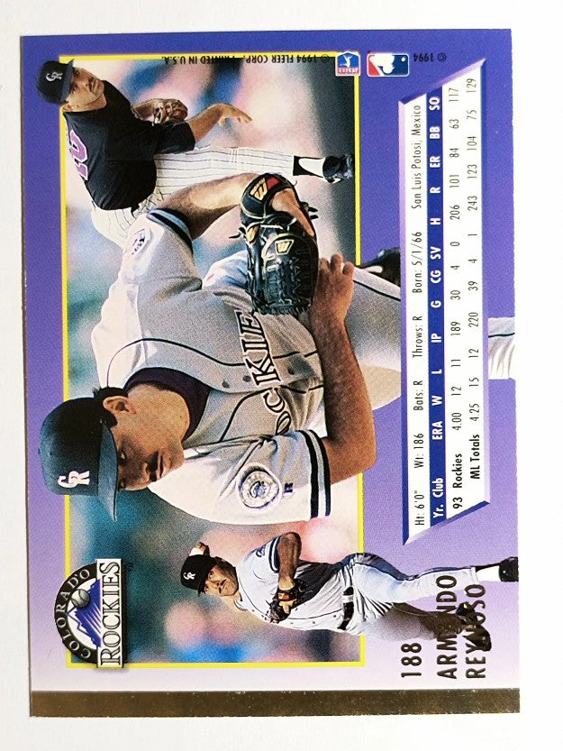 1994 Ultra #188 Armando Reynoso