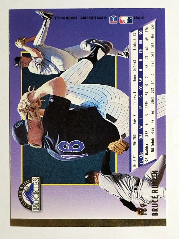 1994 Ultra #189 Bruce Ruffin