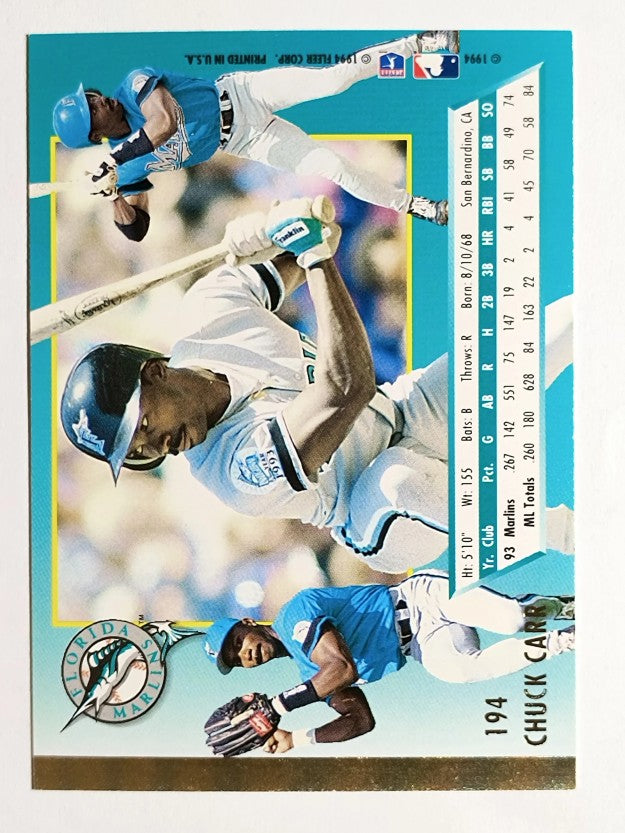 1994 Ultra #194 Chuck Carr