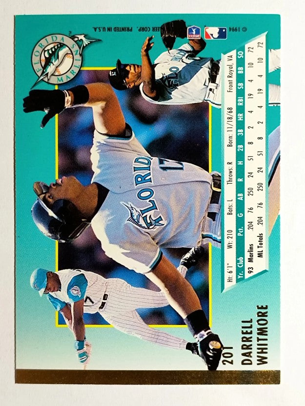 1994 Ultra #201 Darrell Whitmore