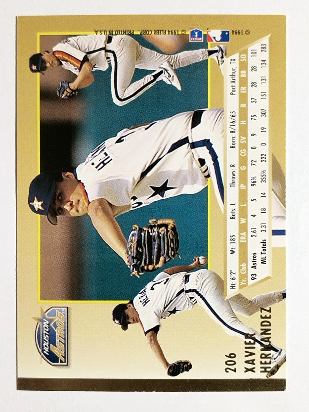 1994 Ultra #206 Xavier Hernandez