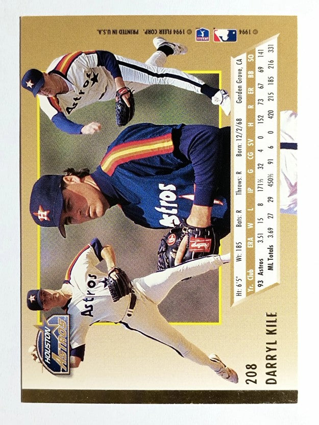 1994 Ultra #208 Darryl Kile