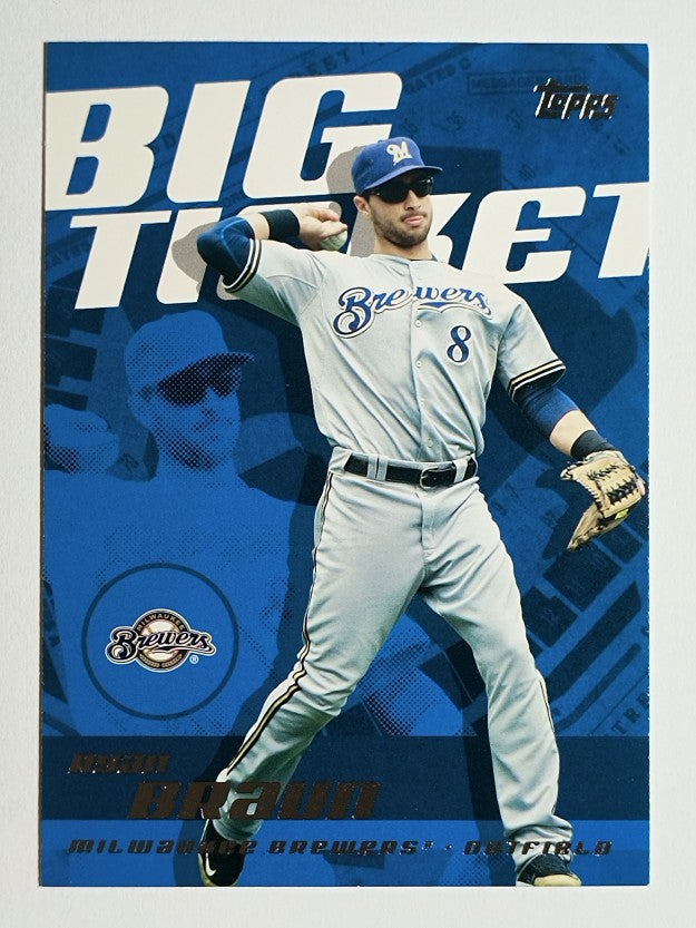 2009 Topps Ticket to Stardom Big Ticket #BT3 Ryan Braun
