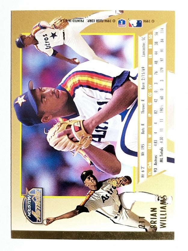 1994 Ultra #211 Brian Williams