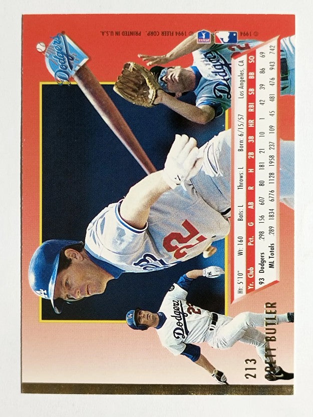 1994 Ultra #213 Brett Butler