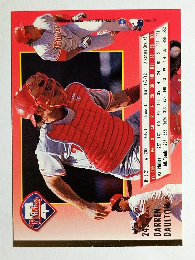 1994 Ultra #243 Darren Daulton