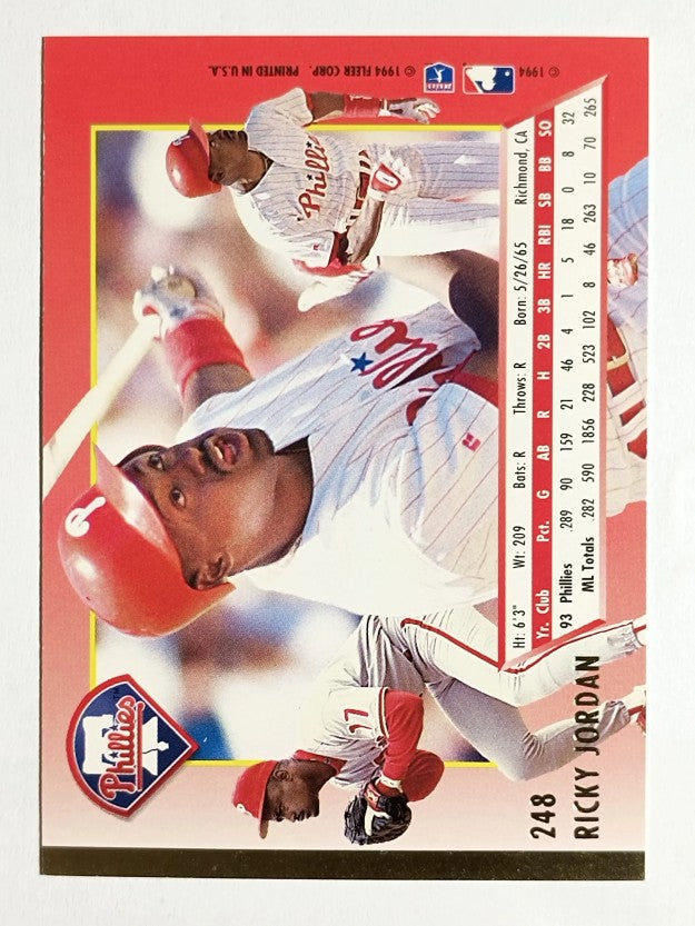 1994 Ultra #248 Ricky Jordan