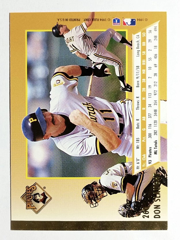 1994 Ultra #260 Don Slaught