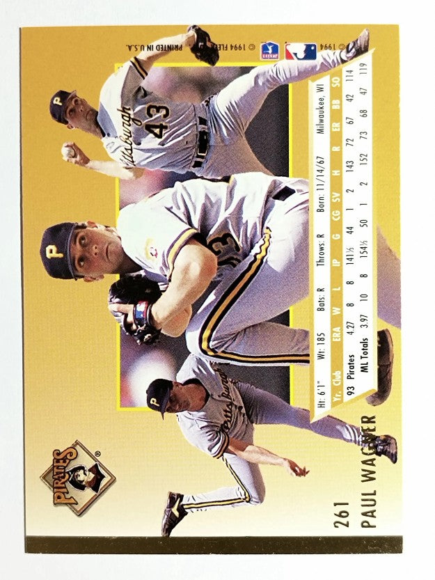 1994 Ultra #261 Paul Wagner