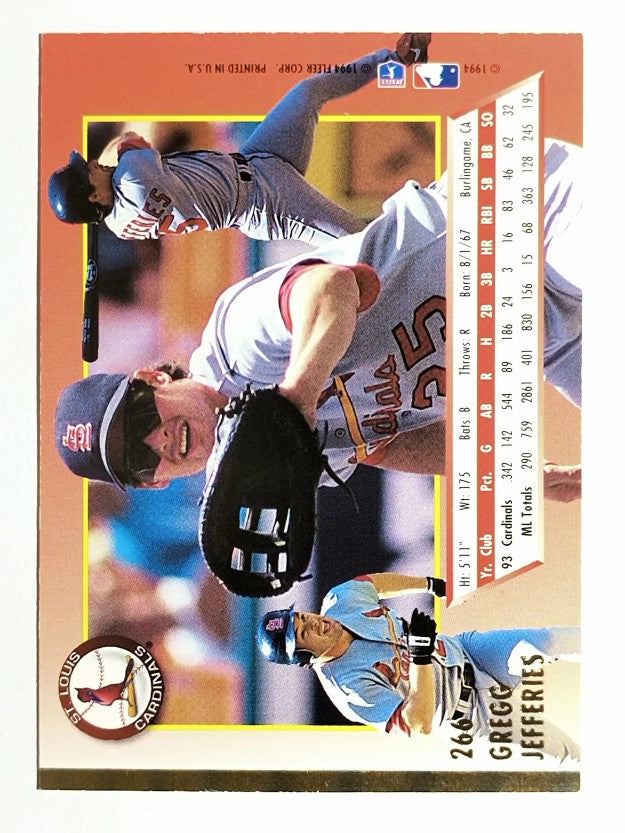 1994 Ultra #266 Gregg Jefferies