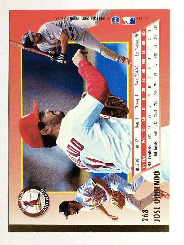 1994 Ultra #268 Jose Oquendo