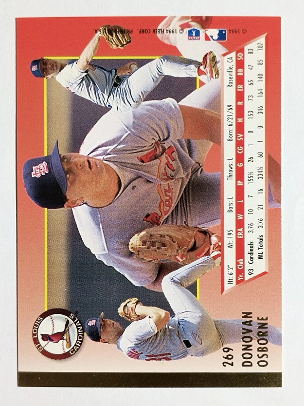 1994 Ultra #269 Donovan Osborne