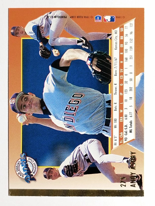 1994 Ultra #275 Andy Ashby