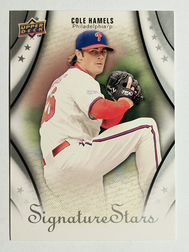 2009 Upper Deck Signature Stars #31 Cole Hamels