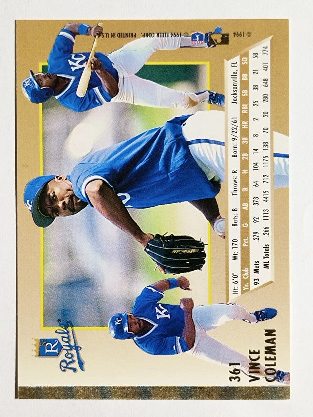 1994 Ultra #361 Vince Coleman