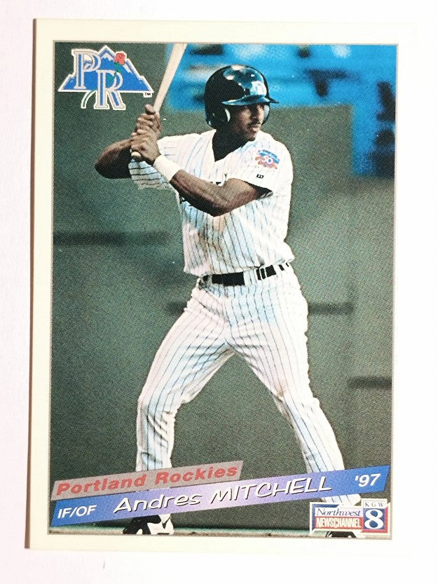 1997 Portland Rockies Grandstand #17 Andres Mitchell
