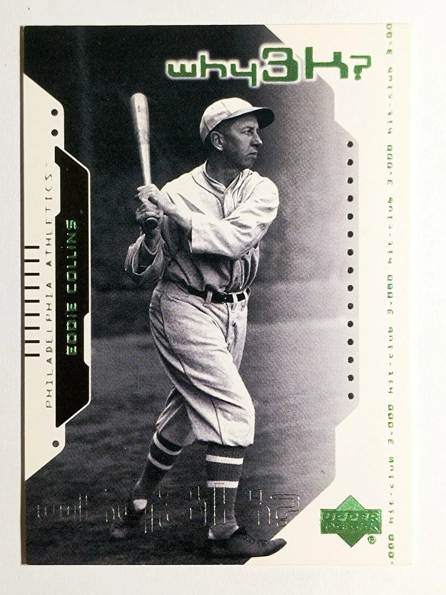 2000 Upper Deck Hitter's Club #55 Eddie Collins W3K